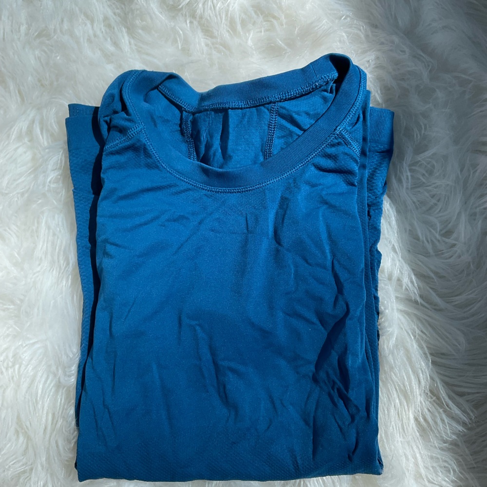 Athleta Blue Long-sleeve